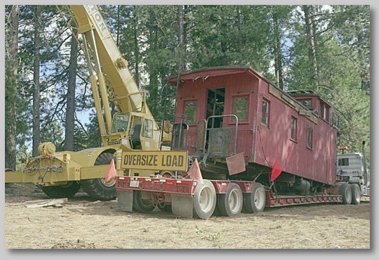 delivery of caboose - by NBF