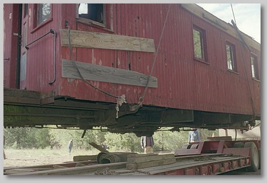 delivery of caboose - by NBF