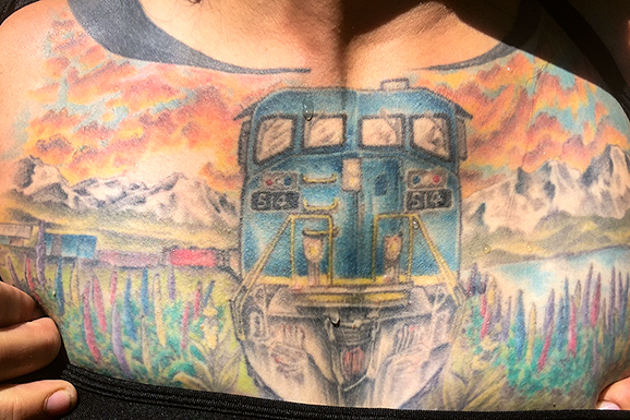 Train tattoos